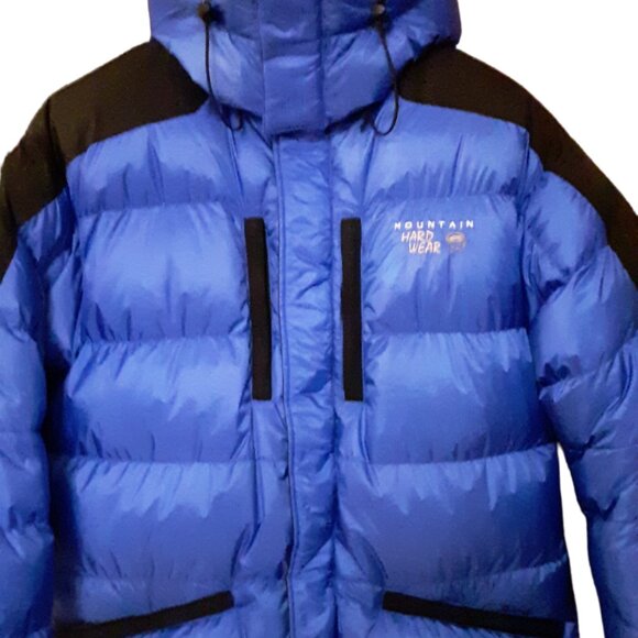 Mountain Hardwear Sub-Zero SL Goose Down Parka, Blue/Black, Men's Large - Picture 1 of 16